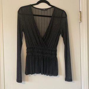 Shein sheer going out top